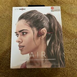 Air After Shokz Bone conduction headphones- Canyon Red